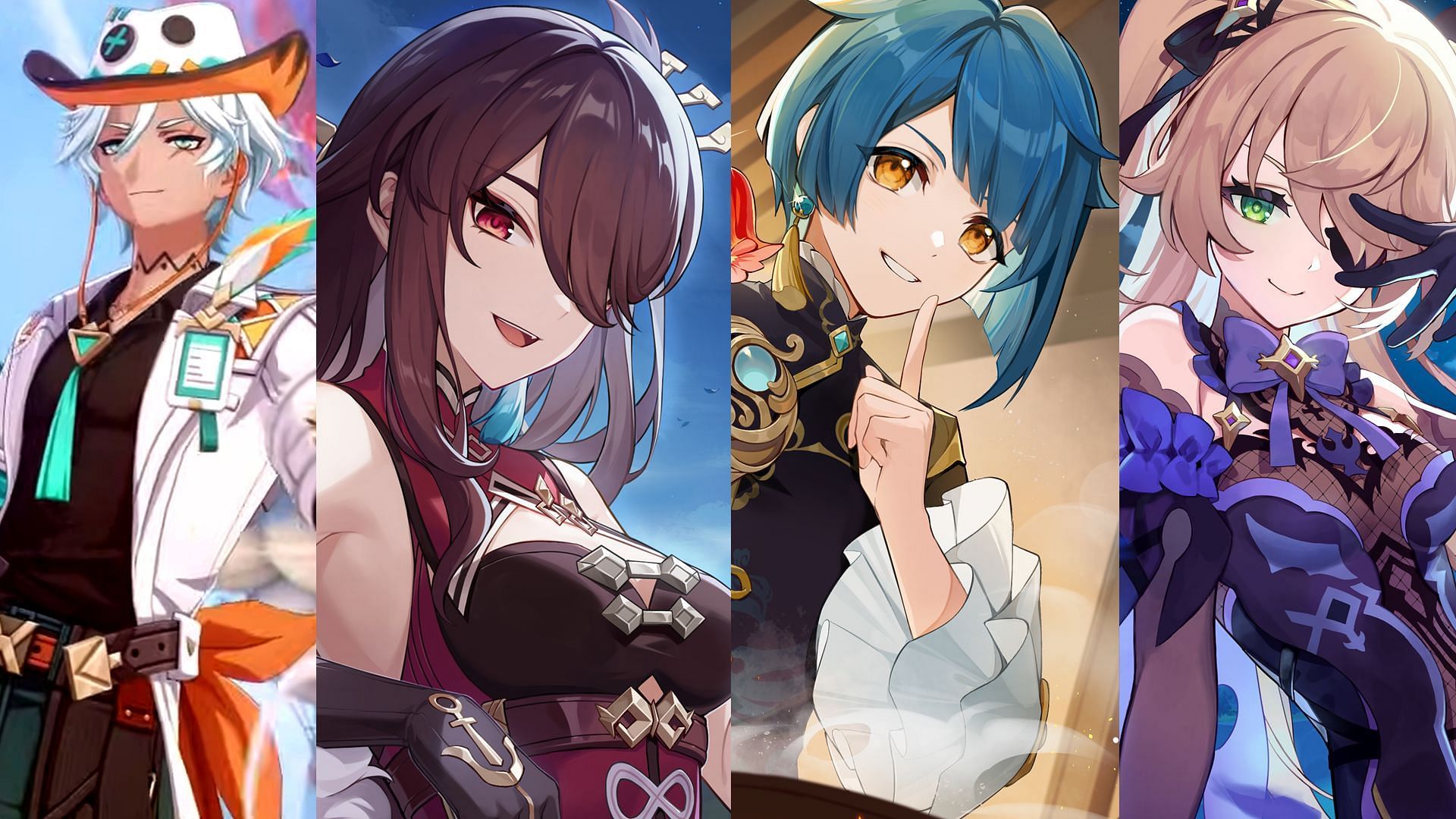 Ifa, Beidou, Xingqiu, and Fischl (Image via HoYoverse)